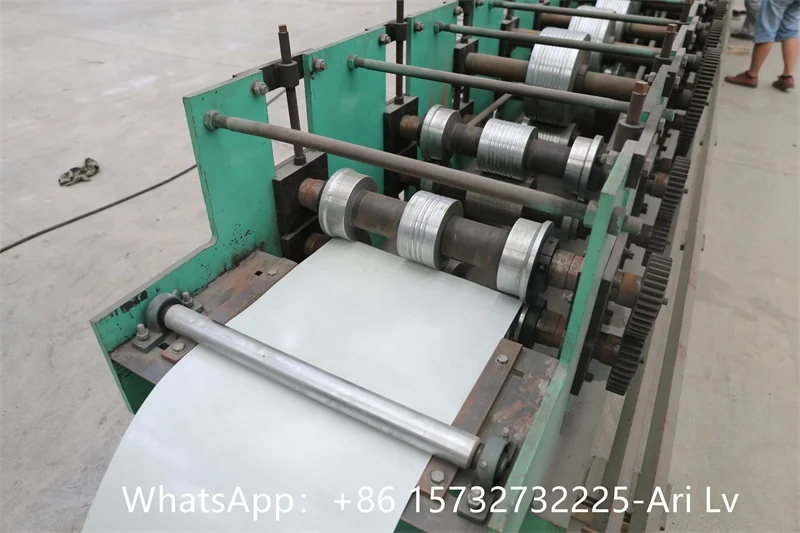 Downspout Gutter Forming Machines Water Pipe Channel Making Machine Down-pipe Spout Roll Forming Machine
