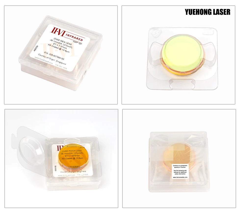 Factory Direct Sale original II-VI Laser Focus Lens For Co2 Laser Engraving and Cutting  Machine  Spare Parts