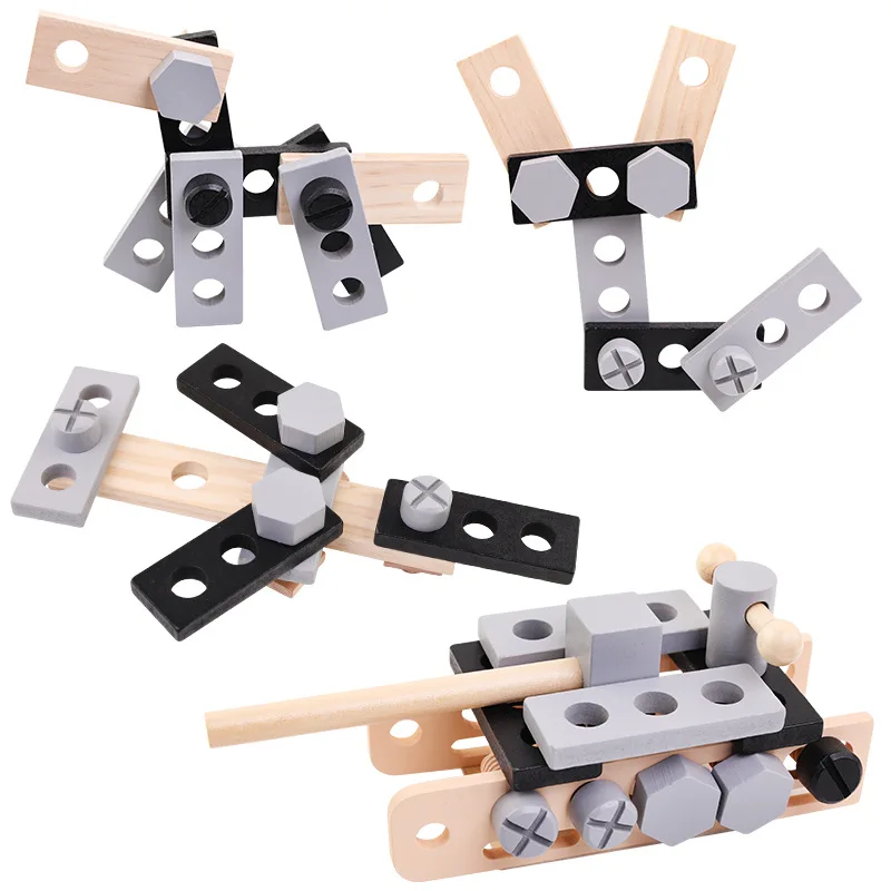 Wooden Toy Tool Wooden Child Toy Wholesale Educational Pretend Play Wooden Workbench wooden Toy