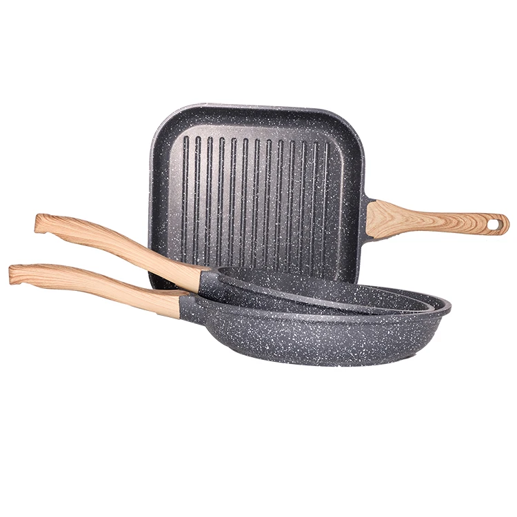 Hot Sales 10 Pieces Aluminum 3003 Cooking Pot Carsseroles Fry Milk Ceramic Non Stick Cookware Set