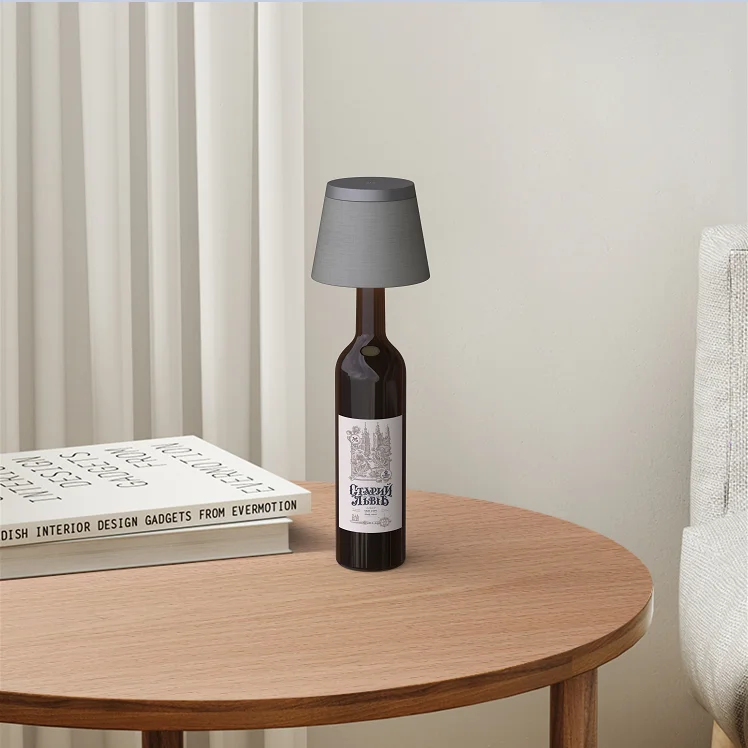New Fabric Shade Cordless LED Table Lamp, Portable Battery Operated Desk Lamp Rechargeable, Touch Dimmable Night Light