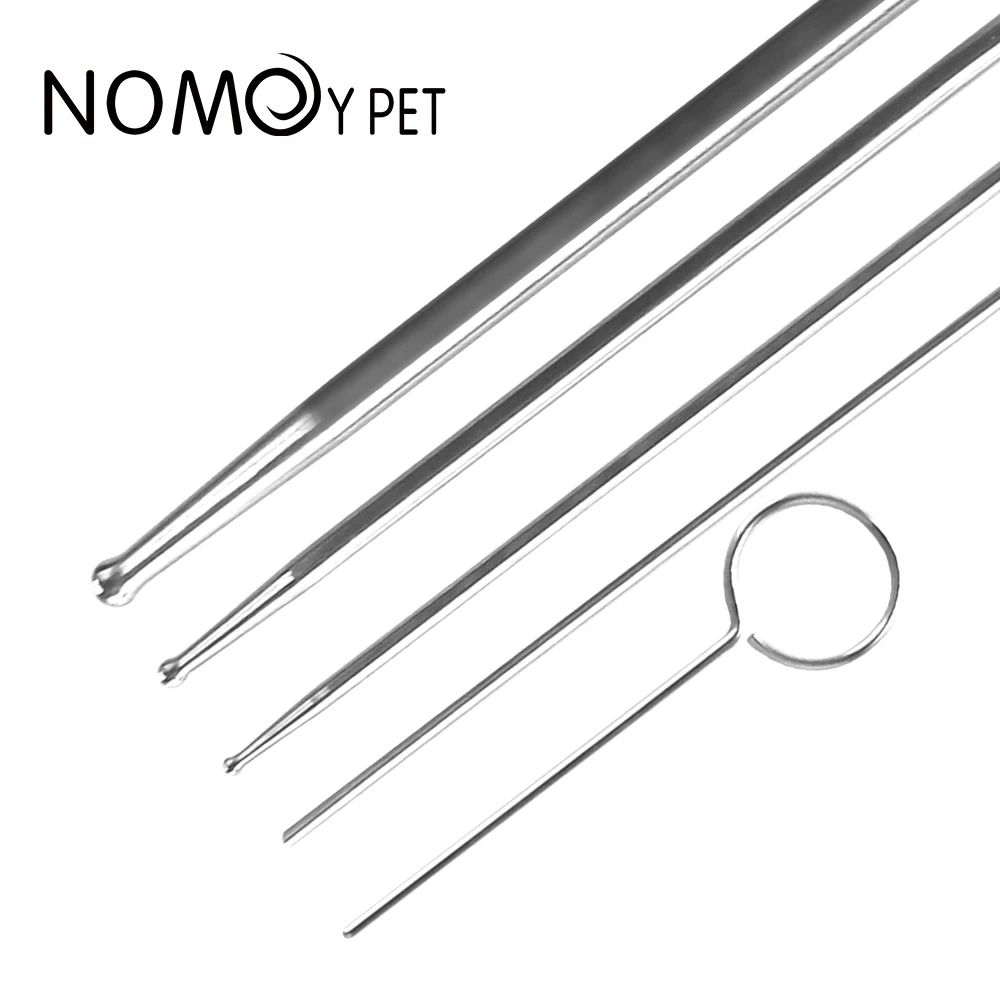 New Reptile Accessories Stainless Steel Round Ball Tip Snake Gender Probe Kit Sexing Probe Set