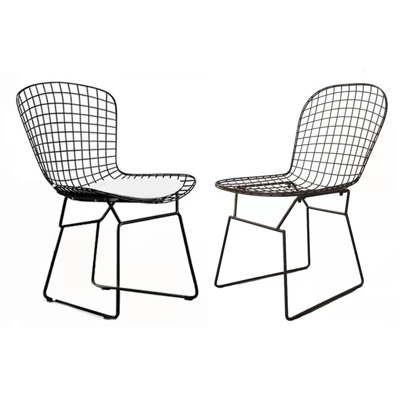 Роскошный современный открытый железный стул в скандинавском стиле для ресторана, гостиной, отеля, частная торговая марка