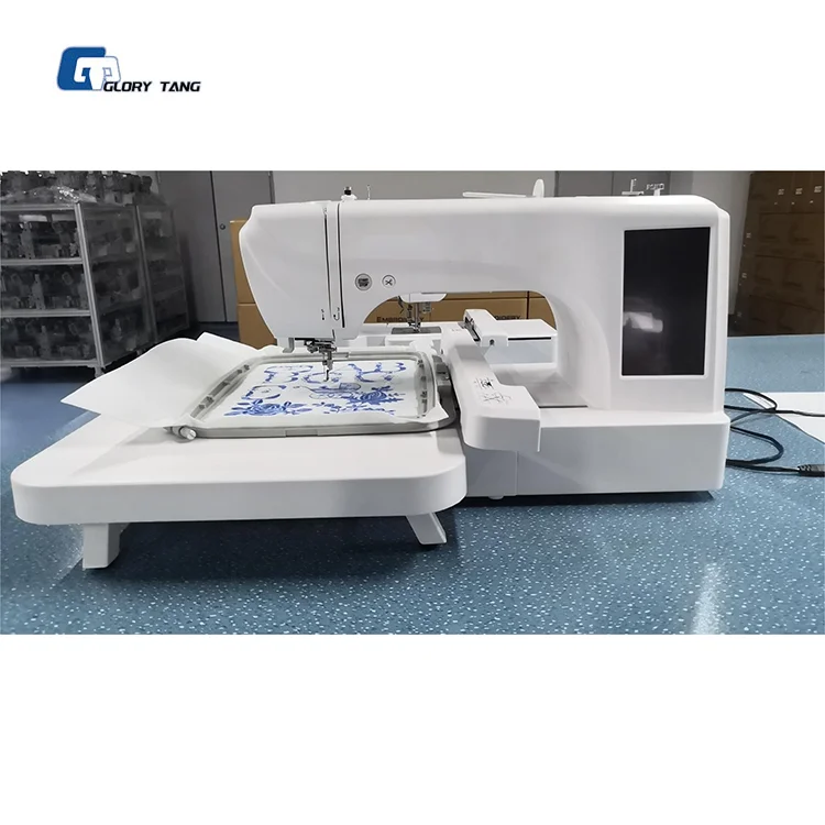 China  hot sale domestic one head mini embroidery machines sewing computerized flat used for home