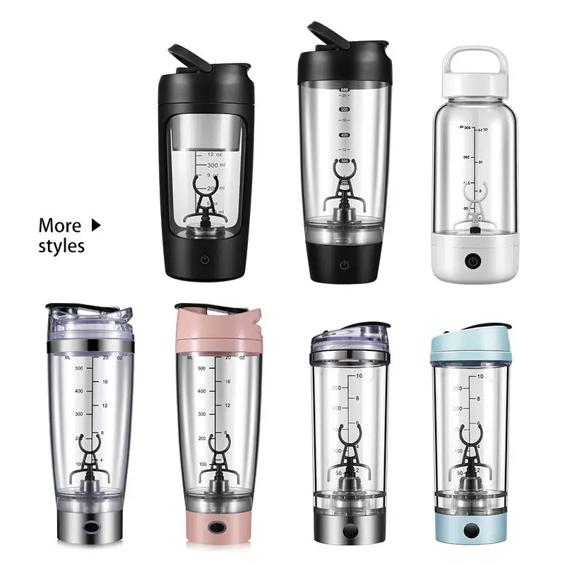Wholesale  Custom Gym Electric Auto Tornado Mixer Protein Plastic Factory Bpa Free Self Stirring Bottle\/\/