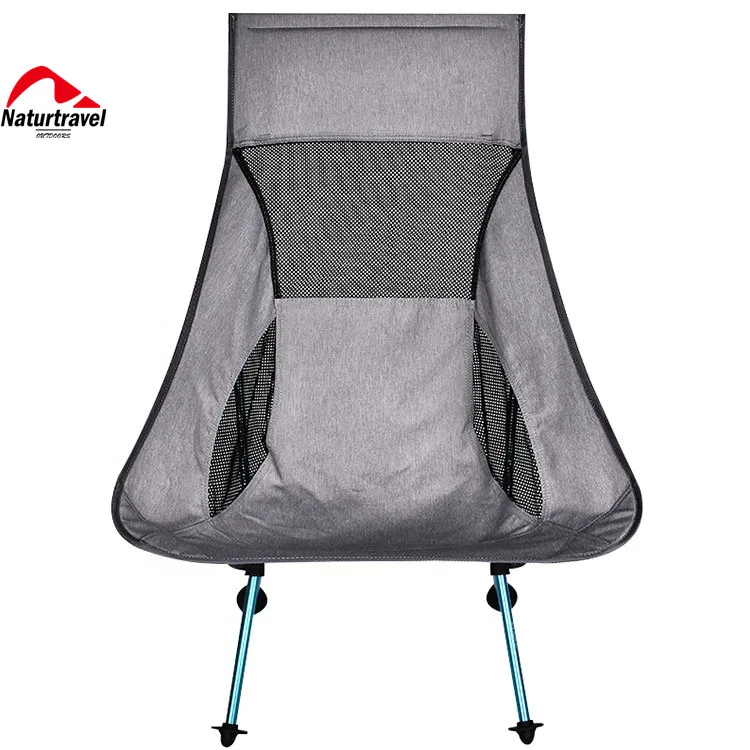 Naturtravel Customized Portable Folding Lightweight Aluminium Frame Moon Camping Chair