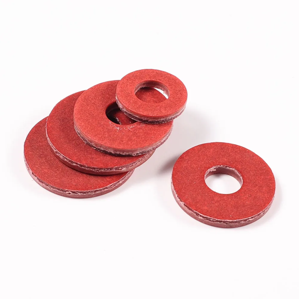 Aramid Fiber Asbestos Free Washers  BA-U Red Paper Washer Flat Fiber Washer