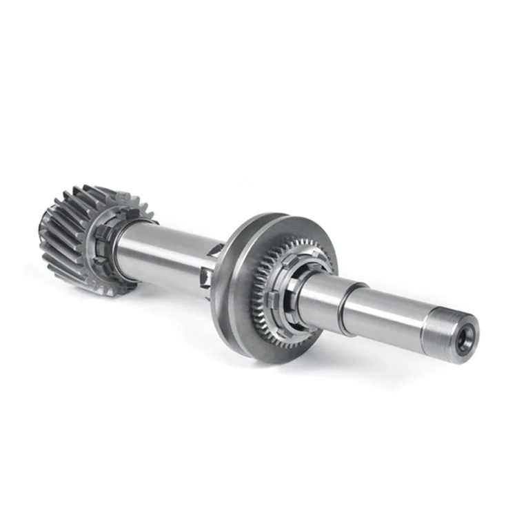 Transmission Long Metal Spur Forged Carbon Steel Forging Spline Large Shaft