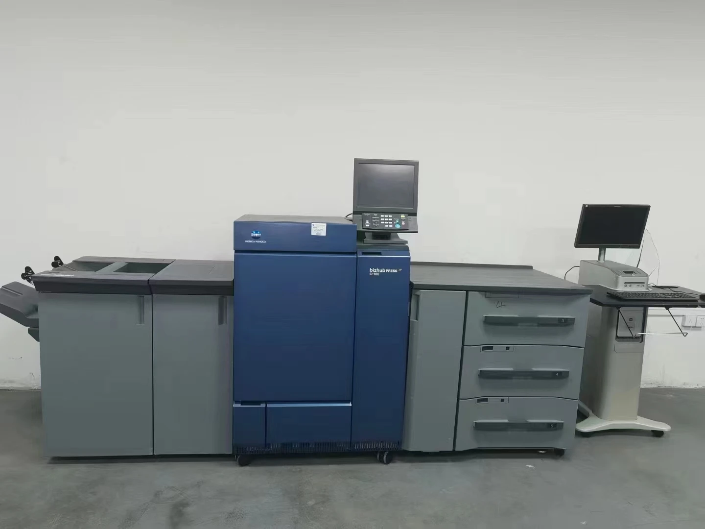 Высококачественный Восстановленный цветной лазерный принтер Konica Minolta C1085/1100 машина для фотокопирования A3 тонер
