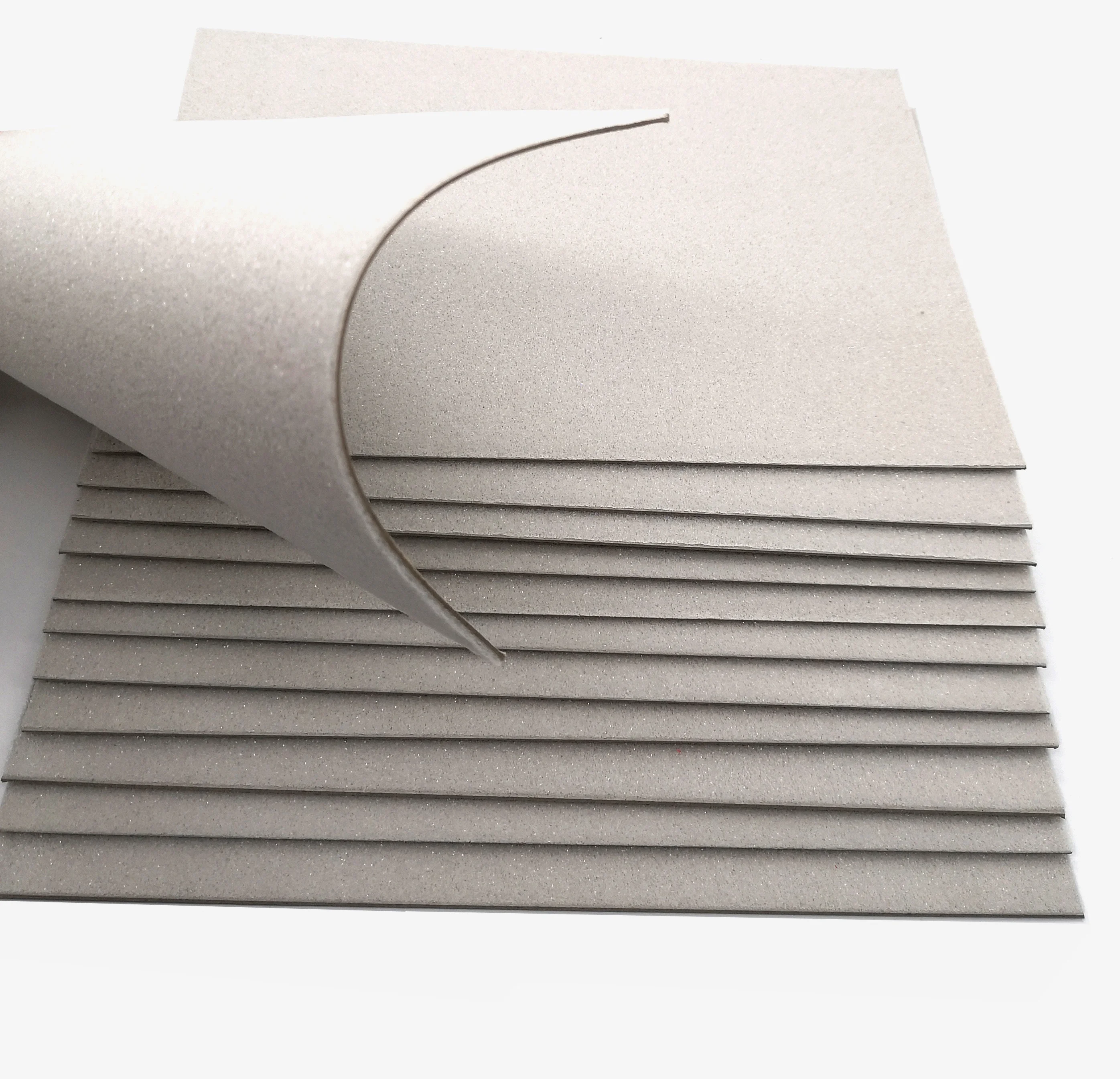 Recycled Laminated Chipboard Paper Grey Board with Sponge