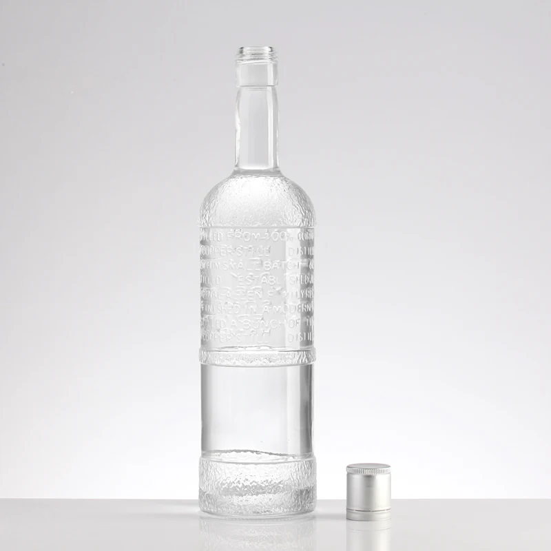 Wholesale  Best price  shandong custom 700ml glass bottles China factory for liquor   whisky