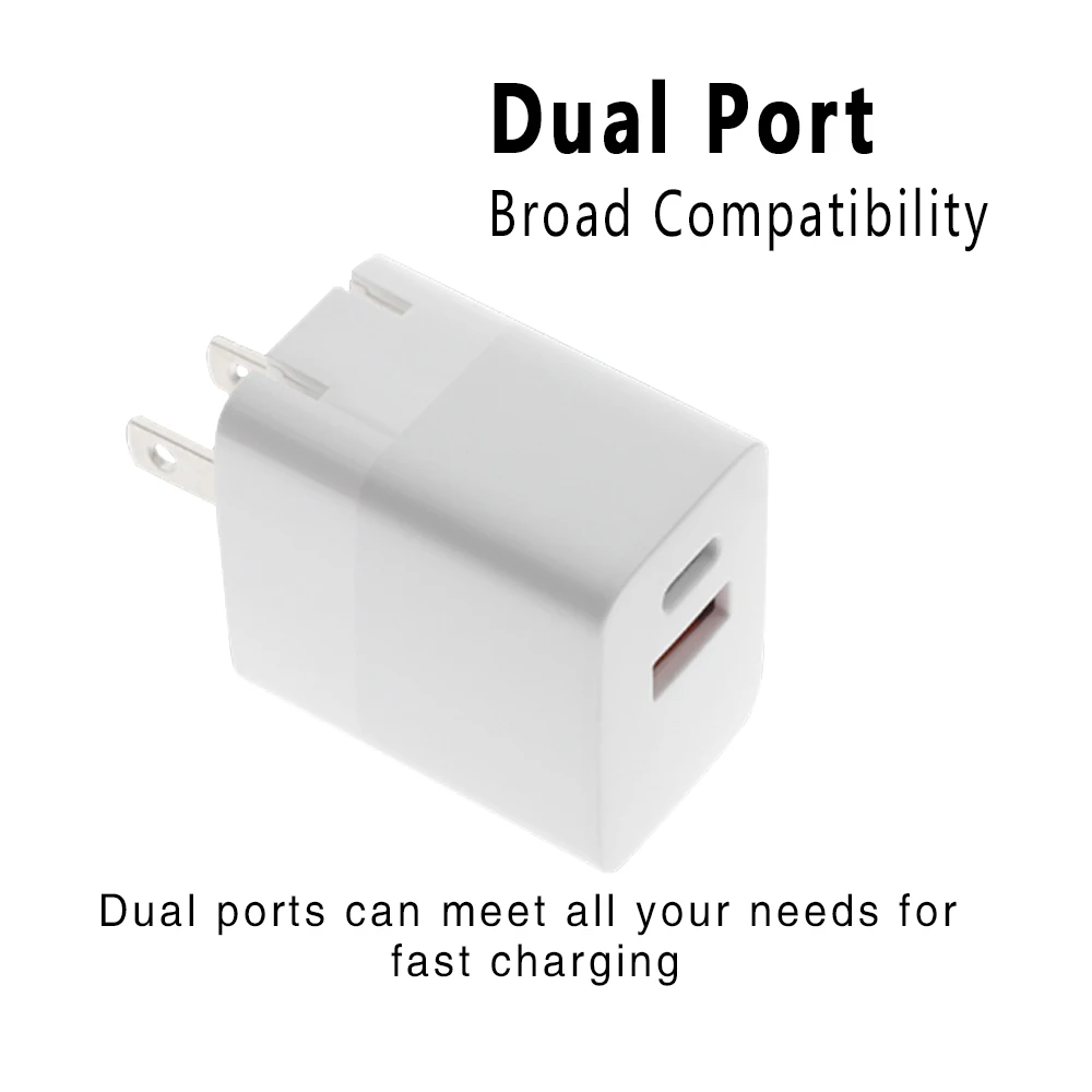 Greatpower Заводская поставка 45 Вт технология GaN PD QC 2 порта дорожное настенное зарядное устройство адаптер складной GaN 45 Вт