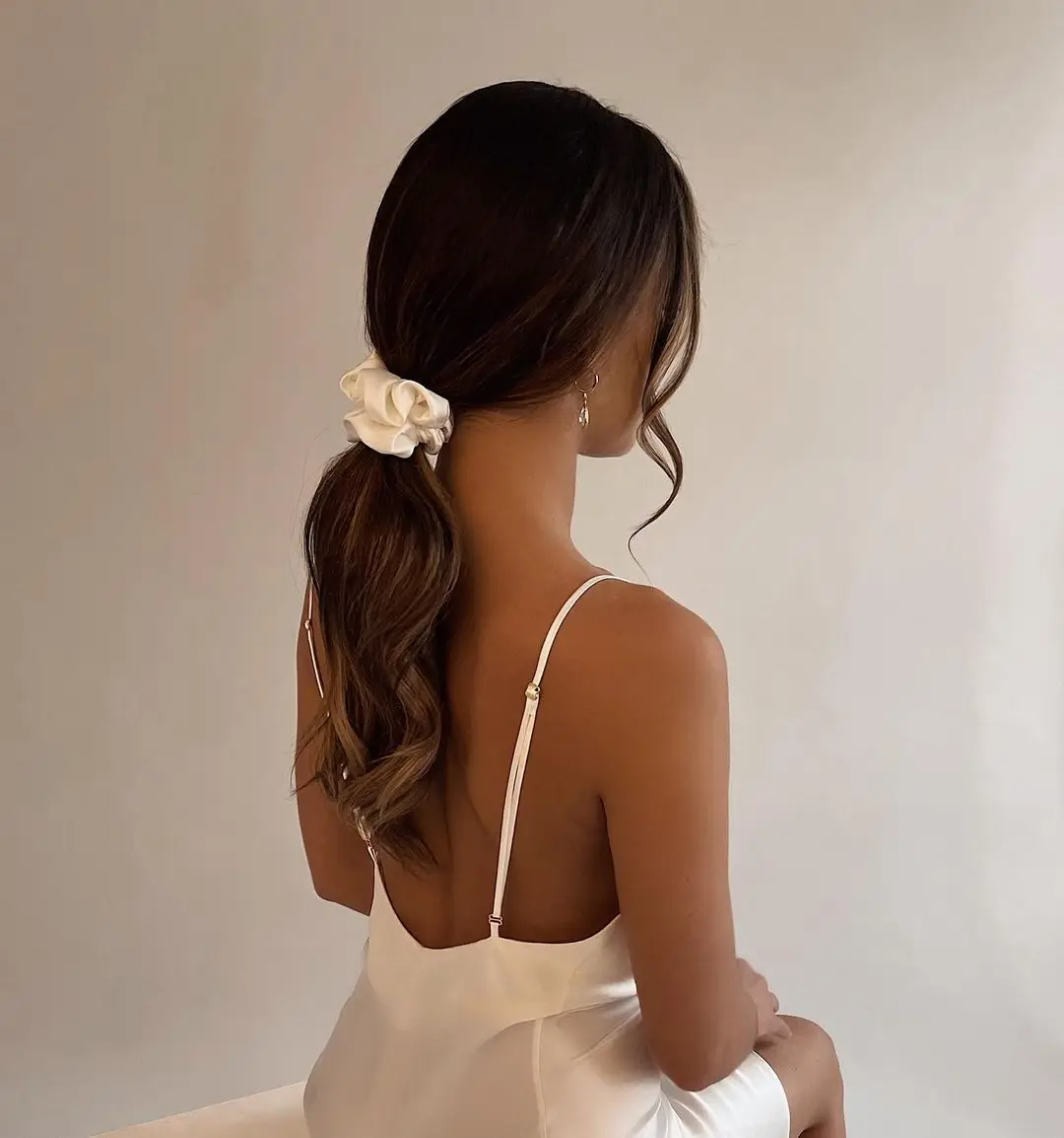 Free shipping wholesale high quality customized fashion elastic silk hair band velvet hair band