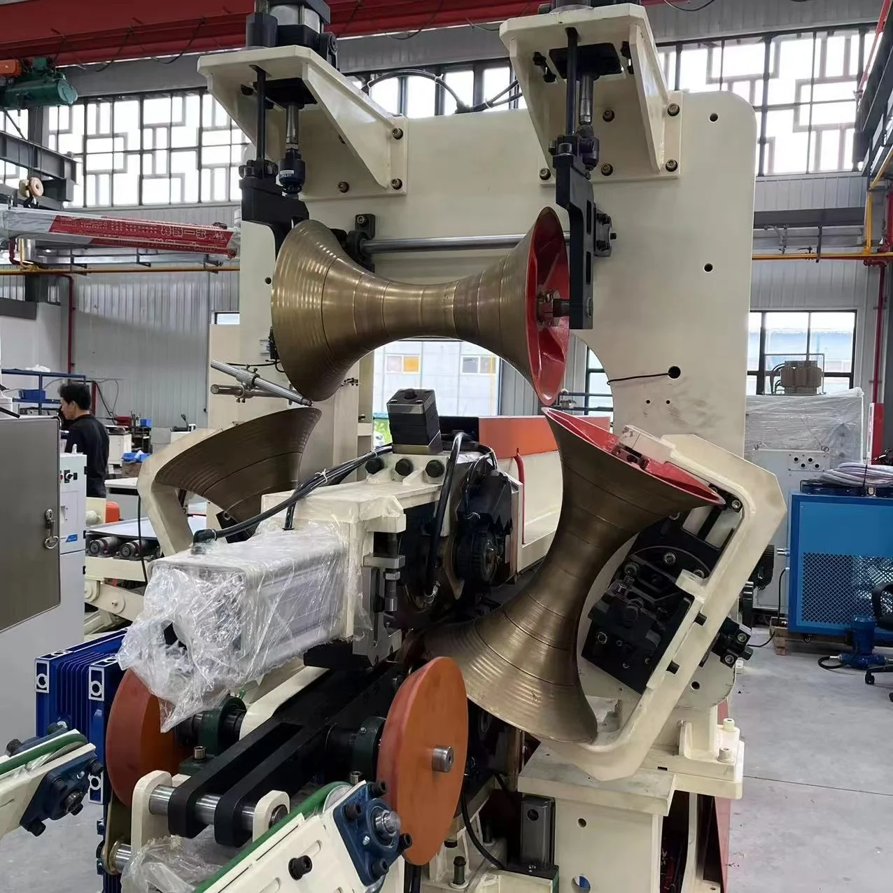 Fully Automatic 55 Gallon Steel Barrel Production Line / Steel Drum Making Machine