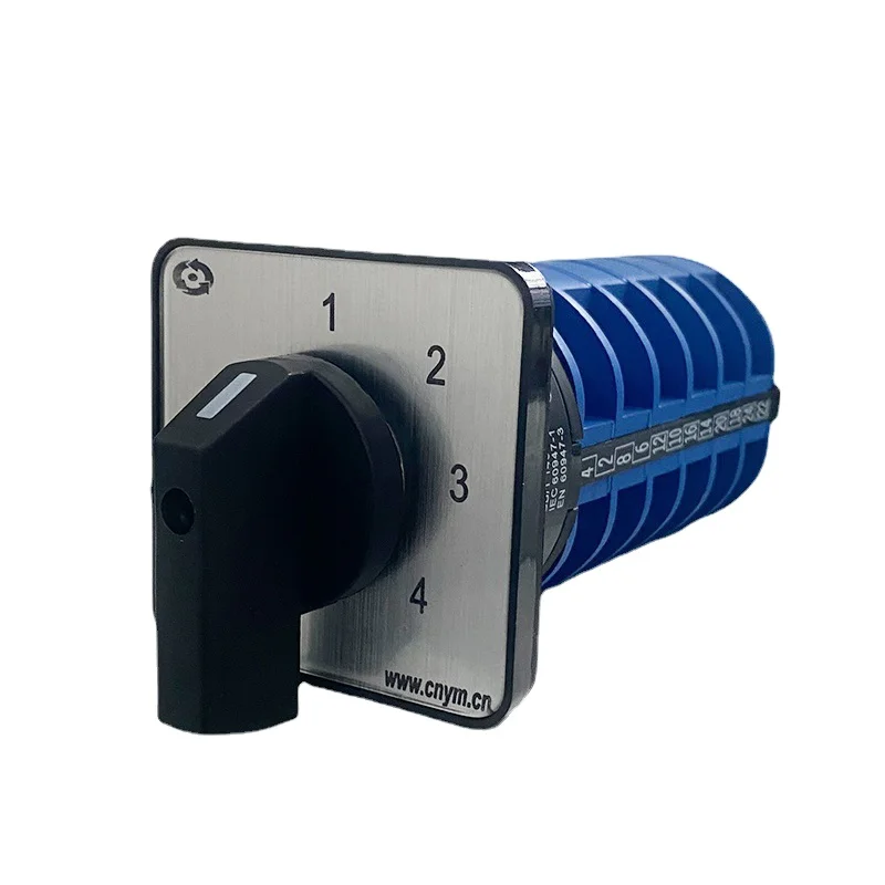 LW26-32/6 Four Positions 6 Poles 20/32A 690V Silver Contact Universal Changeover Switching Rotary Motor Cam Switch