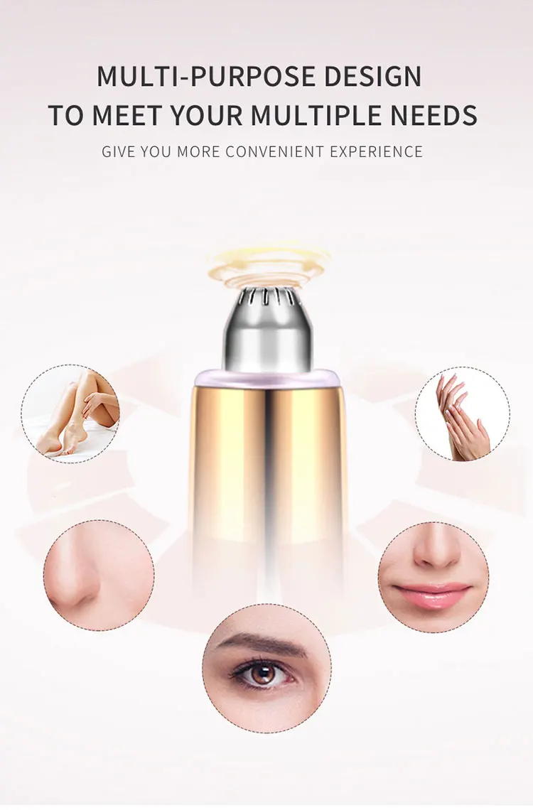 Hair Remover Tool Mini Electric Hair Remover Painless Safety Body Facial Neck Leg Epilator Electric Lady Women Eyebrow Shaver