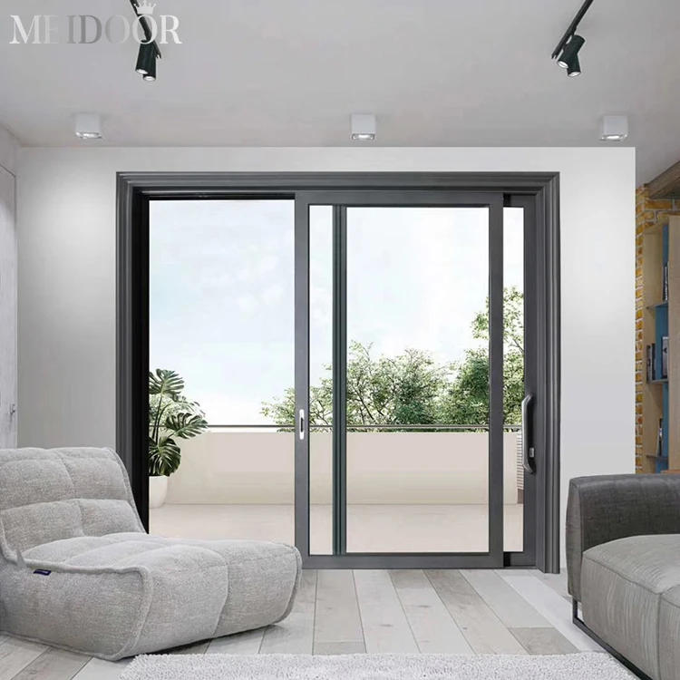 Latest Design Mosquito Net Screen Shipping Container Bathroom Main Doors Glazed Replacement Exterior Hidden Sliding Door