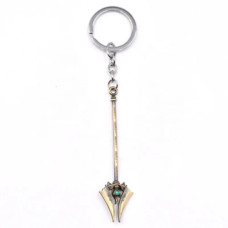 Wholesale Custom Luxury Keychain LOLs Game Accessories Pendant Metal Keyring for Key or Bag Decoration