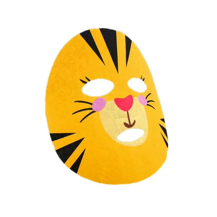 Fashion Korean Skin Care Face Mask Printed Cute Sheep Panda Puppy Tiger Animal Facial Sheet Mask