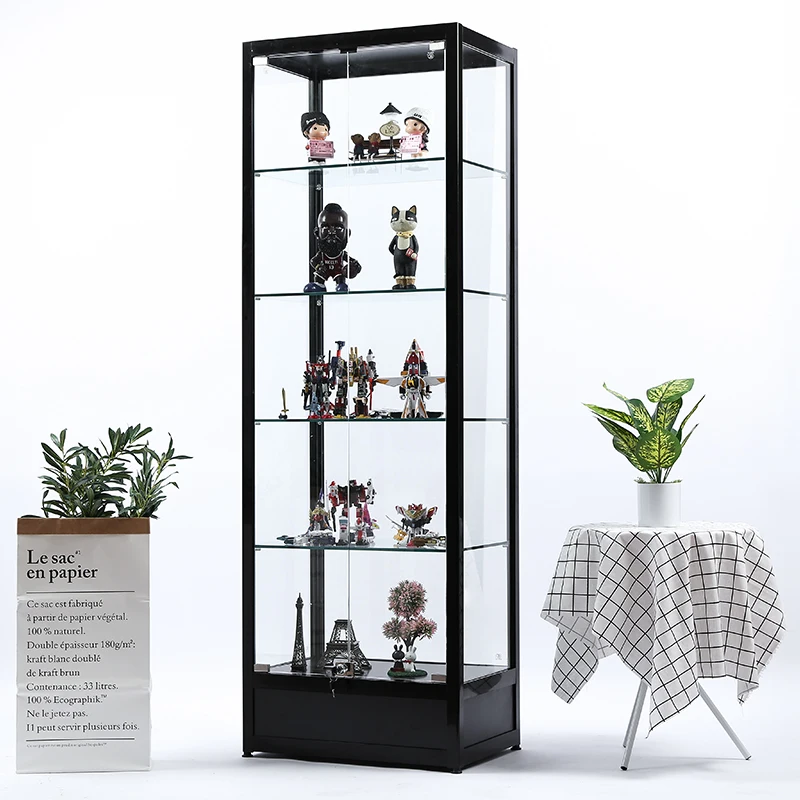 China Factory Direct Bulletproof Toy Building Block Glass Display Cabinet Handmade Display Cabinet Showcase