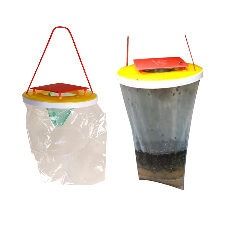 LNDF New Style Non-Toxic Disposable Hanging Fly Killing Trap Pest Control Flies Fruit Trap For Farm Orchard Garden Supplies