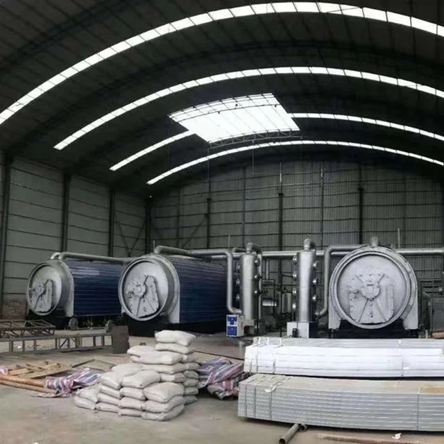 2020 New designed plastic pyrolysis continuous 10mt with low factory price