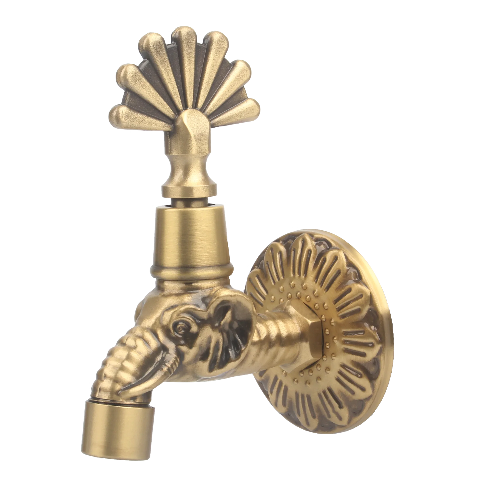 Washing Machine Use European Animal Design Premium Brass Bib Cock Water Tap Faucet Bathroom Balcony Faucet