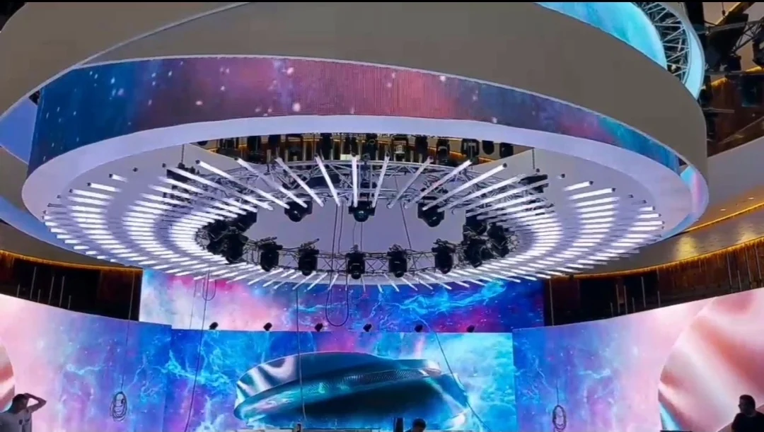 LED 360 degree tube led tube lighting stage lights led pixel lighting for Christmas outdoor event night party