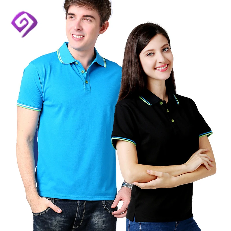 Design Sport Uniform Embroidered Slim Fit Homme T-Shirt Golf T 100 Cotton Kaos Women Men Polo Shirts With Custom Logo