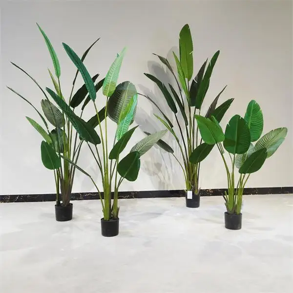 Artificial Palm Trees Indoor Decorative Potted Banana Palm Trees