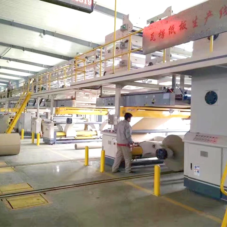 
Luyuan Brand High Speed 3 Ply 5 Ply Corrugated Cardboard Production Line / Corrugator Machine 