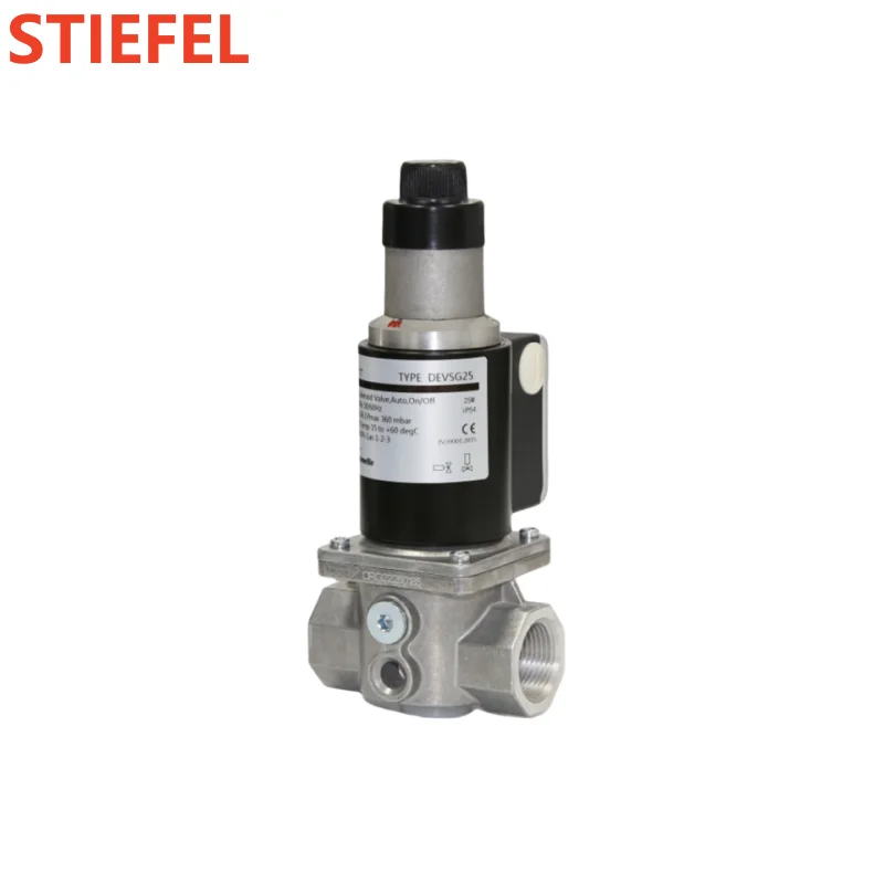 DEVSG Series 12V DC High-Temperature Shutoff Structure Fast Closing Gas Solenoid Valve Use For industrial burner
