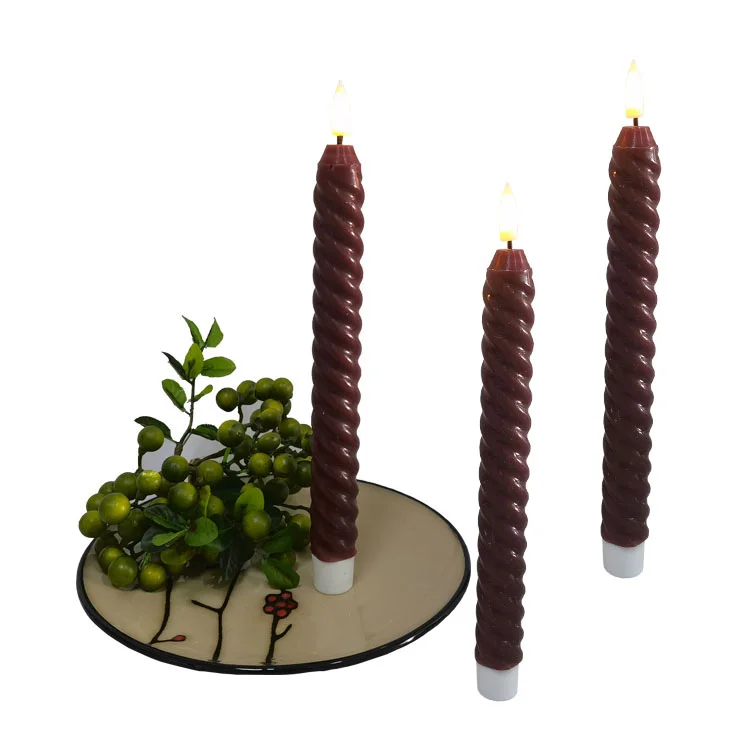 HANDMADE twisted spiral candle taper candle customized candles