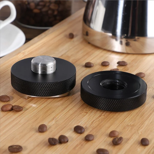 Stainless Steel 51/53/58mm Coffee Tamper Distributor Black Silver Round Tamper Espresso Macarron Coffee Tools