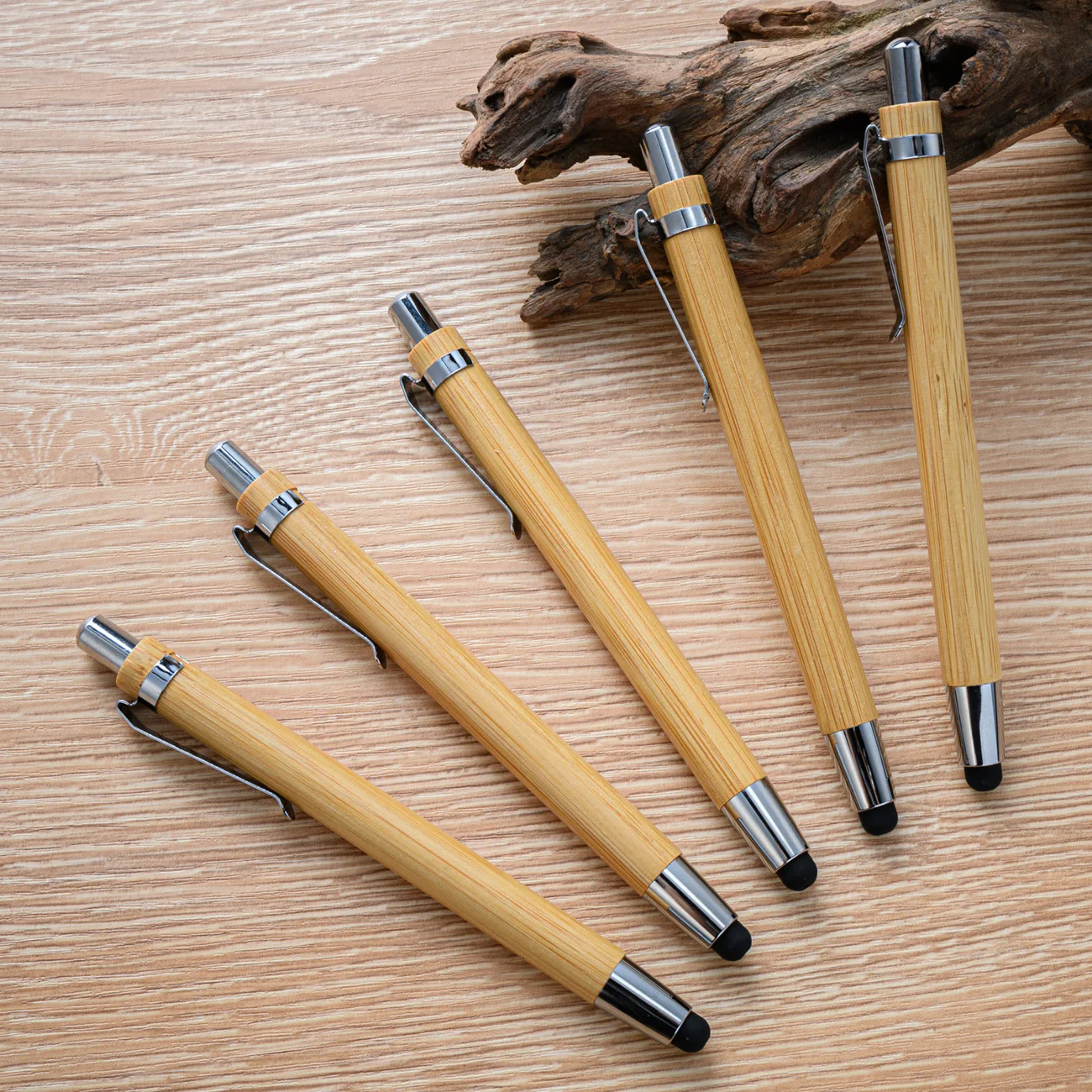 Wholesale Custom LOGO Eco Friendly Bamboo Gel Ballpoint Pens High Quality Promotional Bamboo Pen For Gift