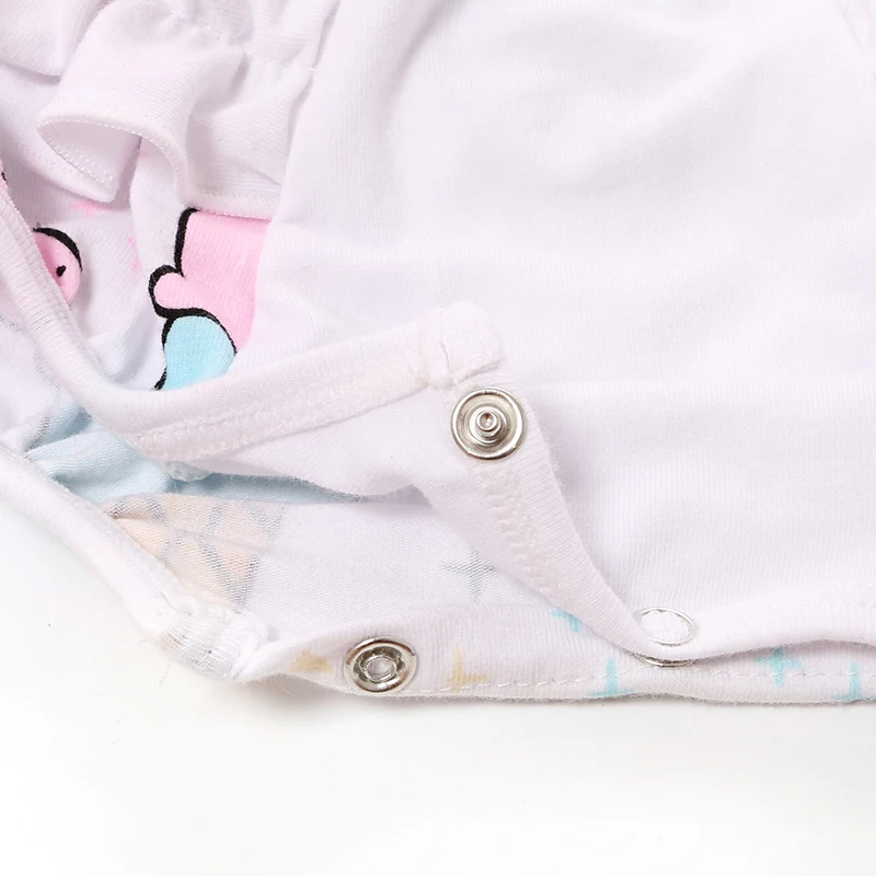  Лидер продаж детское платье с рисунком полной дизайнерский кружевной гофрированный воротник комбинезон вокруг одежда оптовая продажа ребенка Onesie