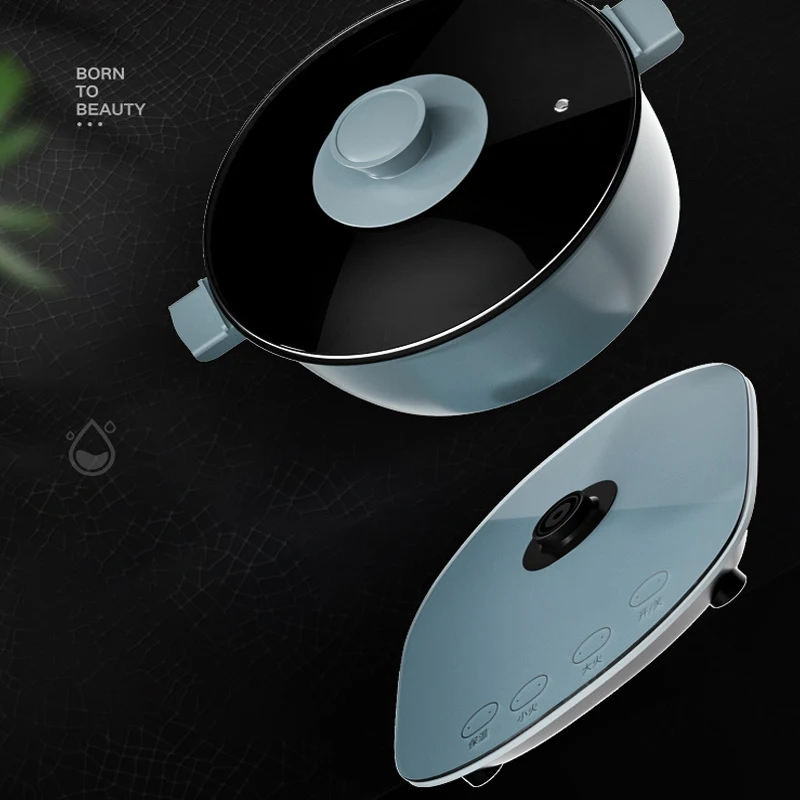 110V Electric Hot Pot Electromagnetic Furnace Integrate Multi-function Electric Cooker at Home