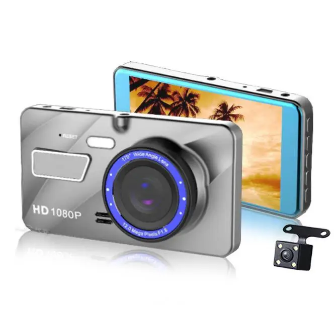 dash camera Car DVR 4 inch TF with THD night vision1080P supports Multi-language car recorder dash cam