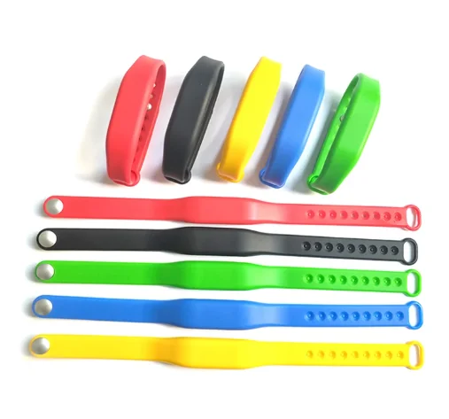 Smart Band Bracelet 125khz ID Chip Rfid Nfc Silicone Events Wristband 13.56mhz QR Nfc Silicone Bracelets