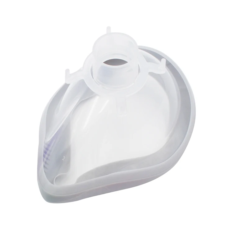 Standard 7 Size Disposable Pvc Gas Anesthetic Face Mask