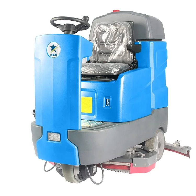 CLEANVAC Advance Floor Scrubber Airport Scrubber Battery Operated Floor Cleaning Machine