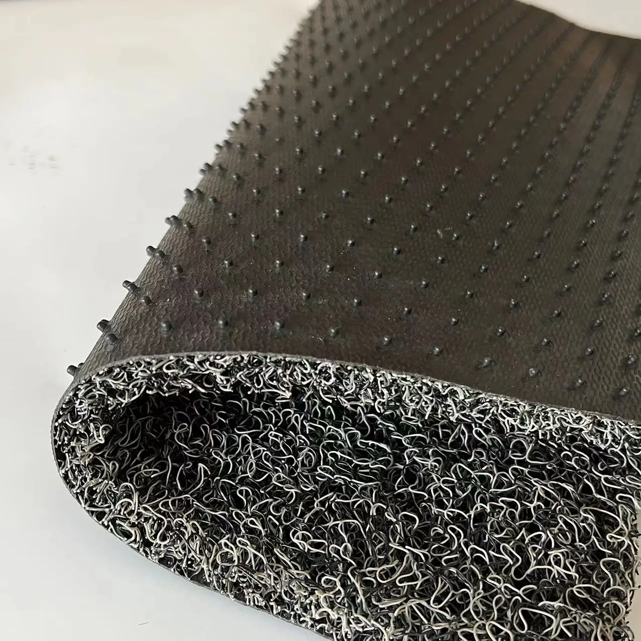 Vinyl Loop Floor Mat for car floor Entryways Deck Patio Pool Shower Locker-Room Spaghetti Loop Scraper Mat Traps Dirt and Water