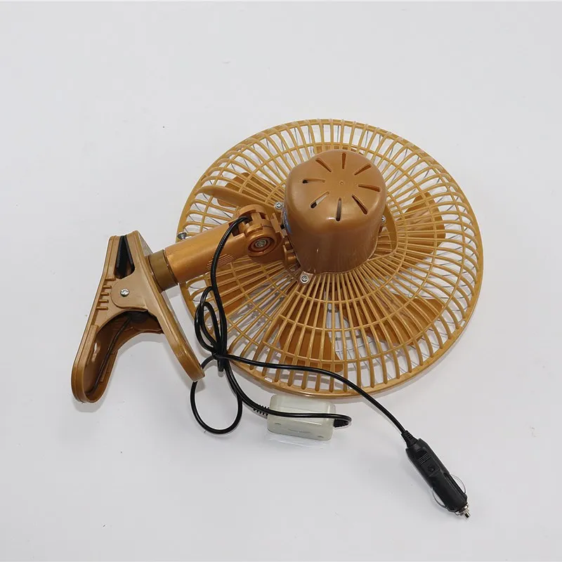 11 Inch 12V24VPortable Vehicle Auto Car Fans Car Auto Cooling Fan for Car Motorcycle Boat Air Fan Strong Wind Cooler Accessories