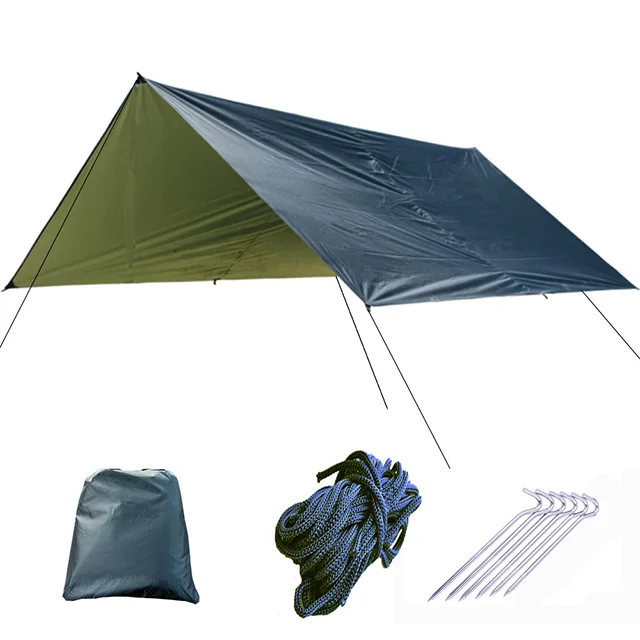 Outdoor Travel Awning Canopy Picnic Blanket Sunshade Shelter Beach Tent Sun Shelter for Camping Picnic Beach Hiking