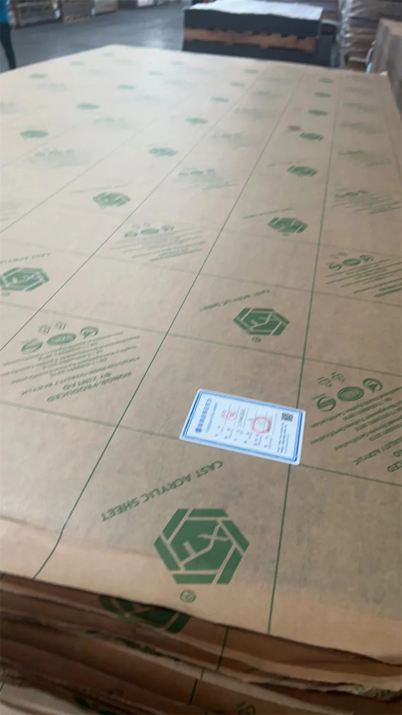 factory sale PMMA acrylic sheet board 1.22*2.44m 3mm/5mm