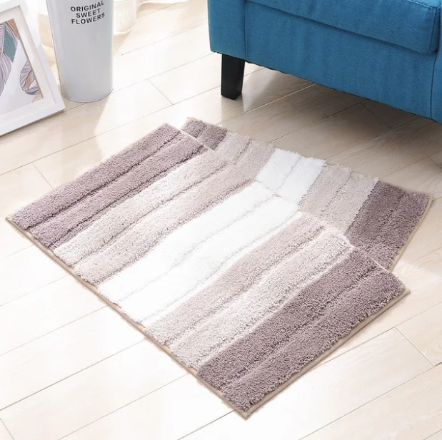 
Ready To Ship Super Soft Fluffy Carpets Foam Anti-slip Bathroom Carpet Rug 