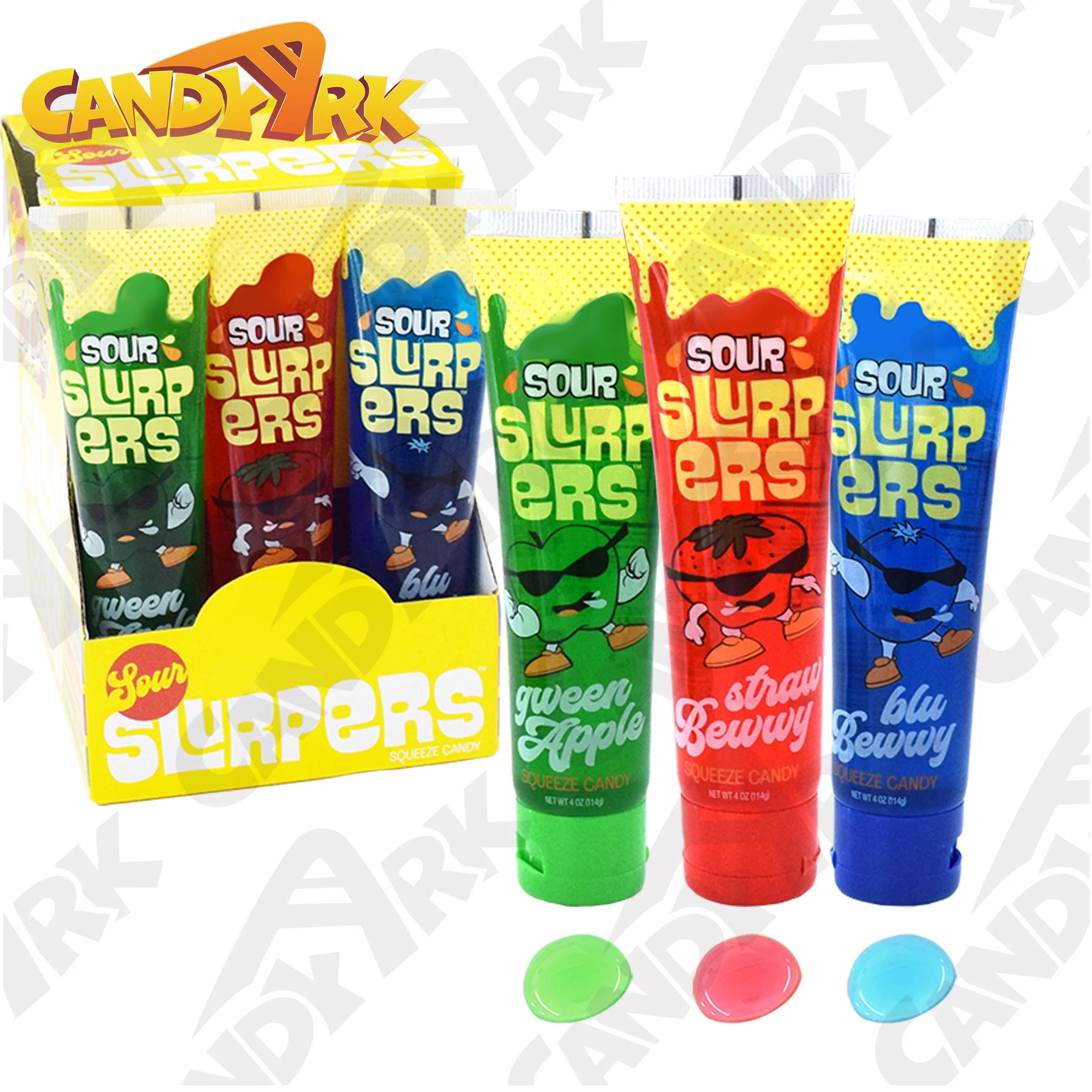 Toothpaste squeeze sour sweet jelly jam candy supplier