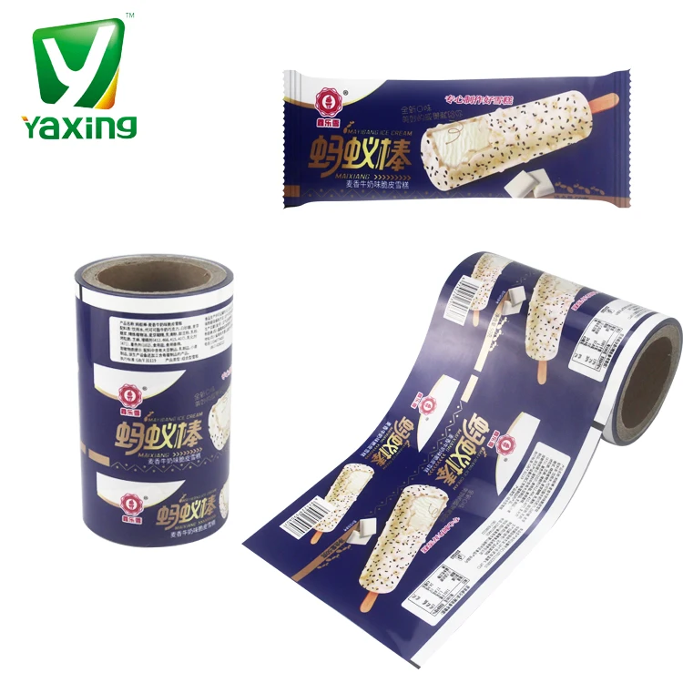 Manufacturers customized printing small food packaging rolls plastic film ice cream ice cream plastic food grade plastic bags