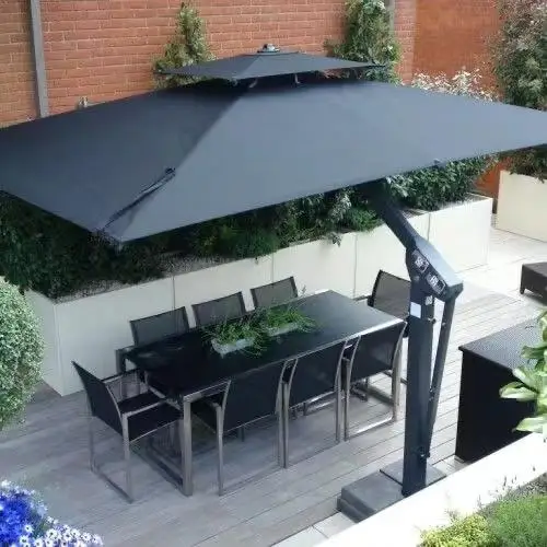 modern fashion sun waterproof fabric high quality patio garden outdoor umbrella for sale