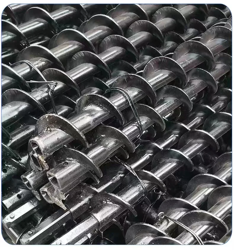 High efficiency Twisted spiral drill rod for coal mining slag extraction water drainage Steel pipe tapered thread drill rod